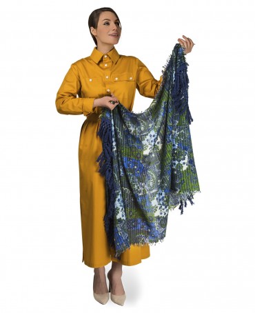 Палантин Унисекс W.FR240-PERSE/VERTE